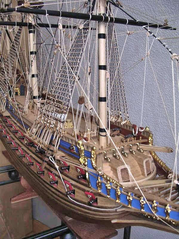 Image of 1:75 Scale Vasa Swedish warship Corel Kit as in 1628