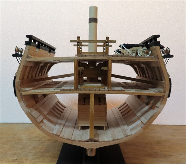 Image of HMS Blandford Cross Section