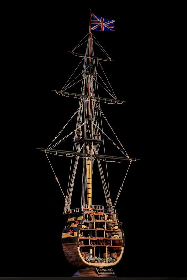 Image of HMS Victory Cross Section