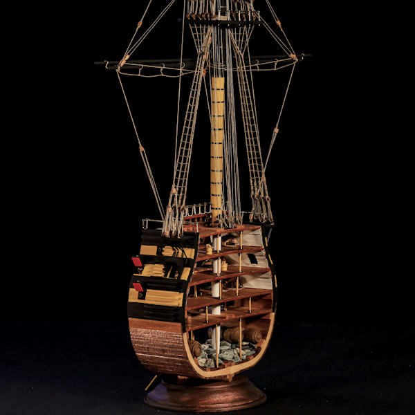 Image of HMS Victory Cross Section