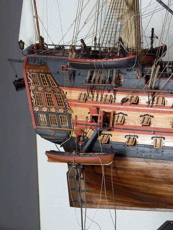 Image of 1:84 HMS Victory 1767, Artesania Latina Base, Scratch Build