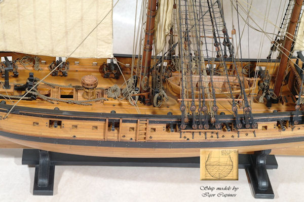 Image of 1:36 Scale Scratch Built Swedish Privateer