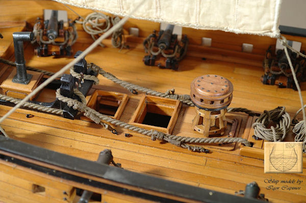 Image of 1:36 Scale Scratch Built Swedish Privateer