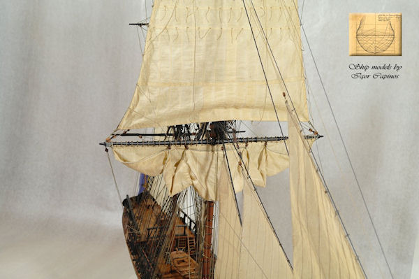 Image of 1:36 Scale Scratch Built Swedish Privateer