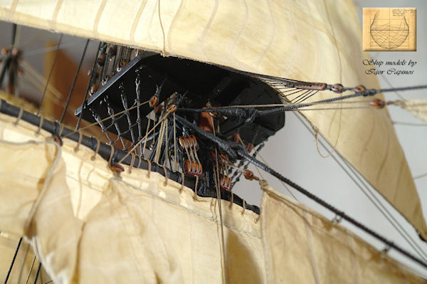 Image of 1:36 Scale Scratch Built Swedish Privateer