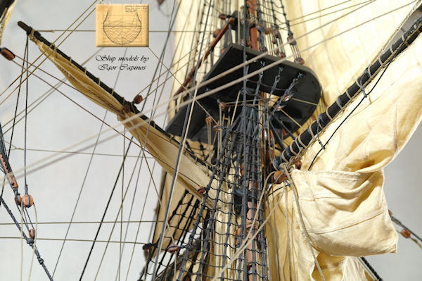 Image of 1:36 Scale Scratch Built Swedish Privateer