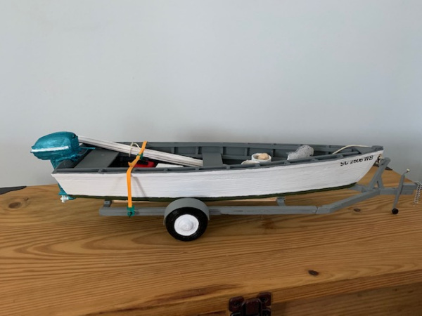 Image of Outboard Motor Boat Scratch Built