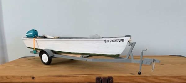 Image of Outboard Motor Boat Scratch Built