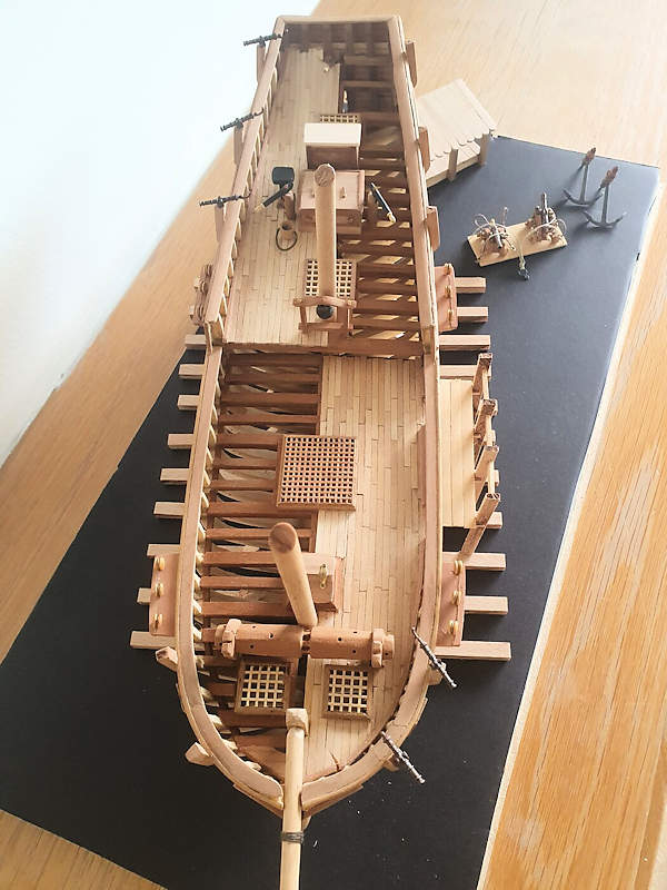 Image of Colonial Schooner Hannah in 1/48